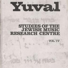 Yuval - Studies of the Jewish Music Research Center, vol. 4